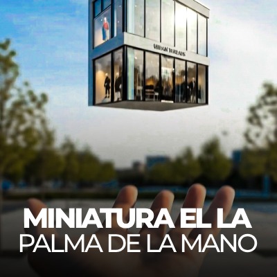 Miniatura en la palma de la mano